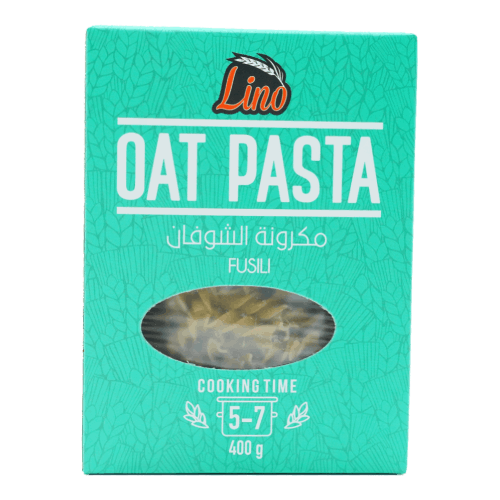 مكرونة فيوزيللي شوفان 400 جرام من لينو