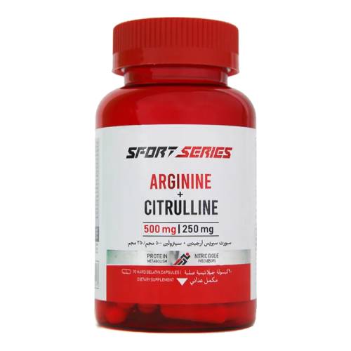 سبورتس سيريس ارجنين وسيترولين 90 كبسولة من بيلدنج بلوكس