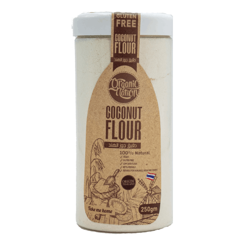 دقيق جوز هند 250 جرام من اورجانيك نيشن