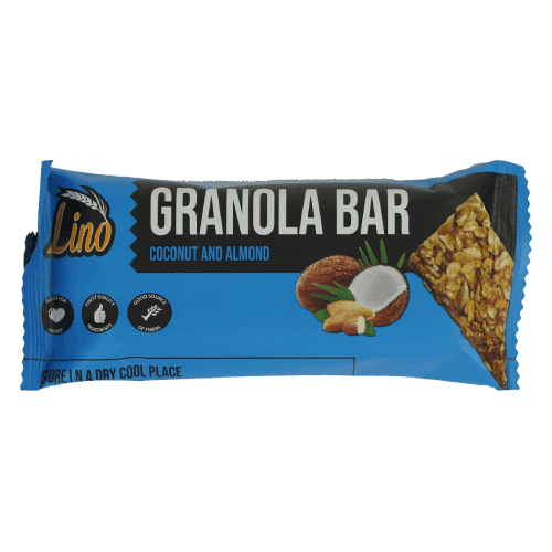 جرانولا بار بجوز الهند و اللوز 40 جرام من لينو
