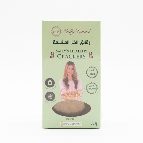 رقائق الخبز المشبعة باللوز والشيا 500 جرام من سالي فؤاد