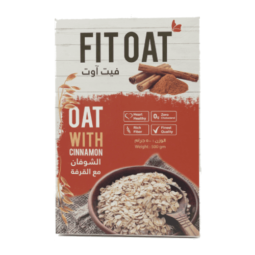 شوفان بالقرفة 500 جرام من فيت اوت
