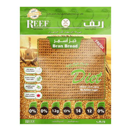 خبز اسمر 6 قطع من ريف