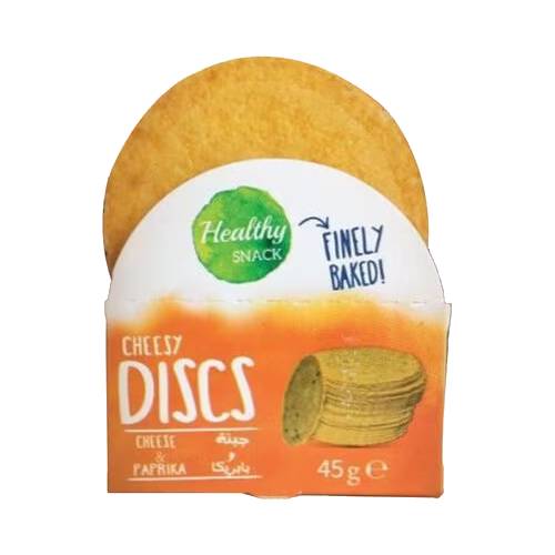 رقائق القمح بالجبنة والبابريكا 40 جرام من تشيزي ديسكس