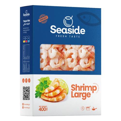 جمبري كبير 400 جرام من سي سايد