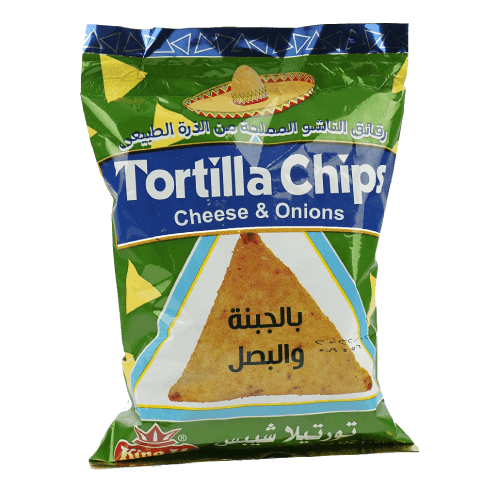 تورتيلا شيبس جبنة 100 جرام من كينج ام