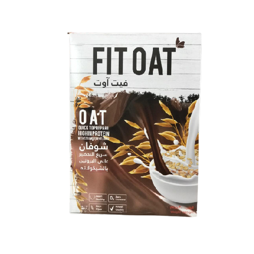 شوفان سريع التحضير عالي البروتين بالشيكولاتة 300 جرام من فيت اوت